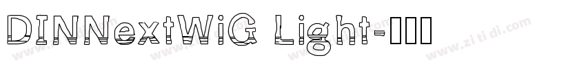 DINNextWiG Light字体转换